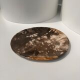 Dish in petrified wood