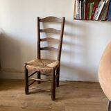Rustic straw chair