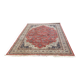 Large Persian burgundy rug in Khorassan wool 250x350cm