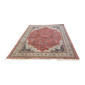 Grand tapis persan bordeaux en laine Khorassan 250x350cm