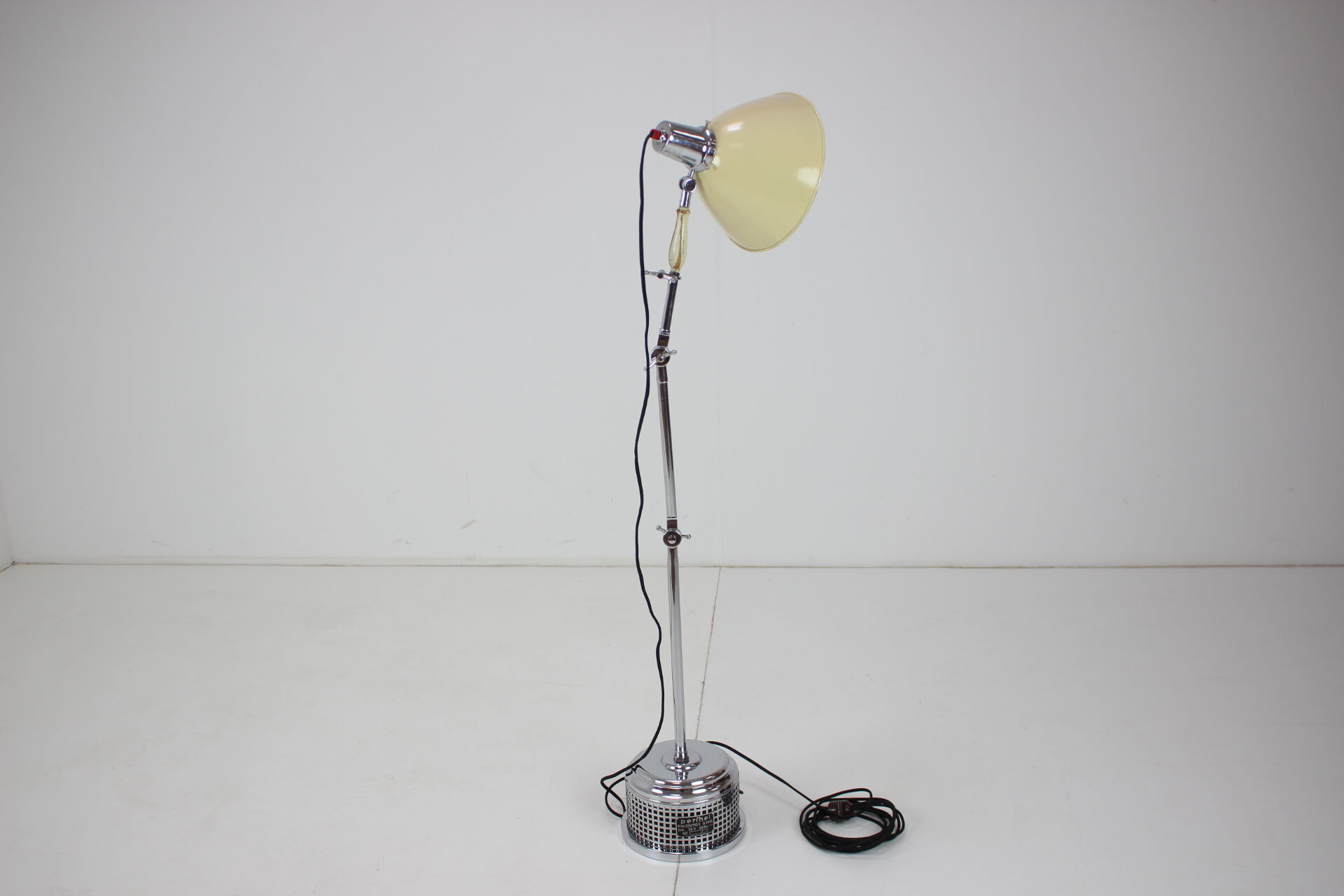 Art-deco adjustable floor or table lamp, Perihel.