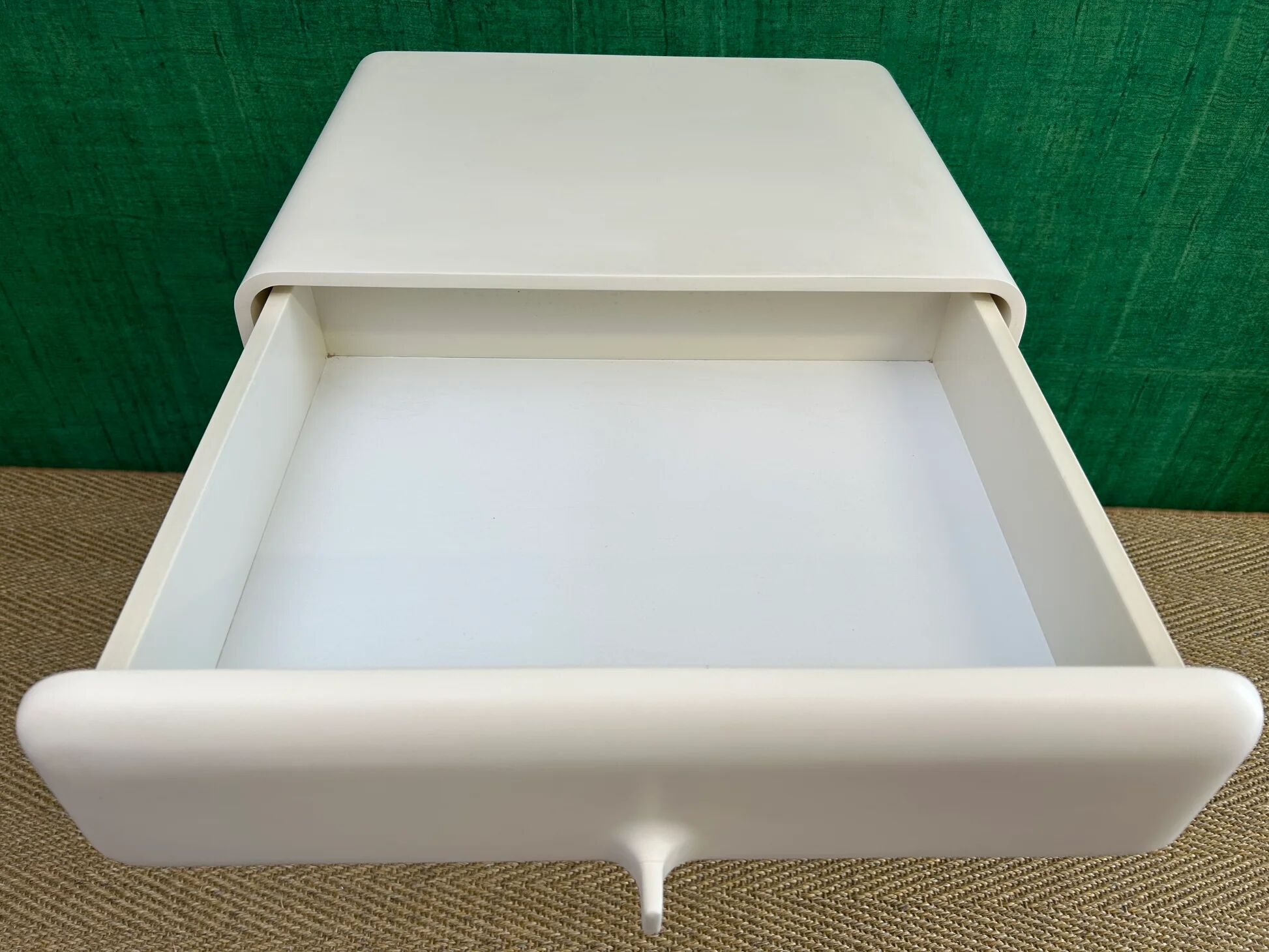 Tulip base rotating side table SPACE AGE by Lusch, Germany, 1970s