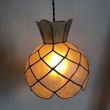 Vintage mother-of-pearl pendant lamp