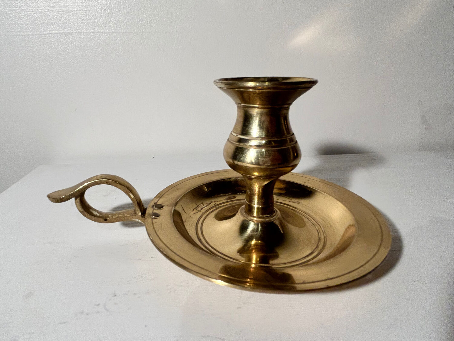 Brass candle holder