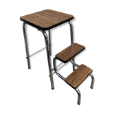 Tabouret escabeau ancien années 70
