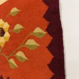 1950s Moldavian Kilim Runner Rug 96 x 200 cm