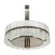 Large '60s Ice Glass Pendant Lamp
