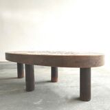 Ceramic coffee table Soleil Vallauris Barrois