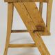 Folding metamorphic library ladder, Arts & Crafts, Vienna, 1900s