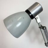 Applique murale industrielle grise à ciseaux, années 1960