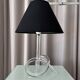 1970s Lucite Knot Table Lamp Attributed to Elaine Bscheider for Dorothy Tho