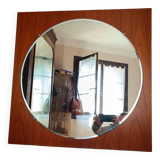 Round cut mirror 80 cm diameter dated year 67