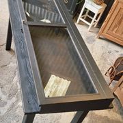 Antique display cabinet on legs