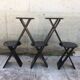 Set of 5 folding Suzy stools by Adrian Reed, black
