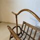Vintage rattan magazine rack – natural curves and bohemian spirit