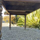 Farmhouse table dating from the end of the 19th century
