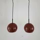 Pair of vintage eyeball pendants