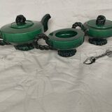 Vallauris green tea set – 1960s