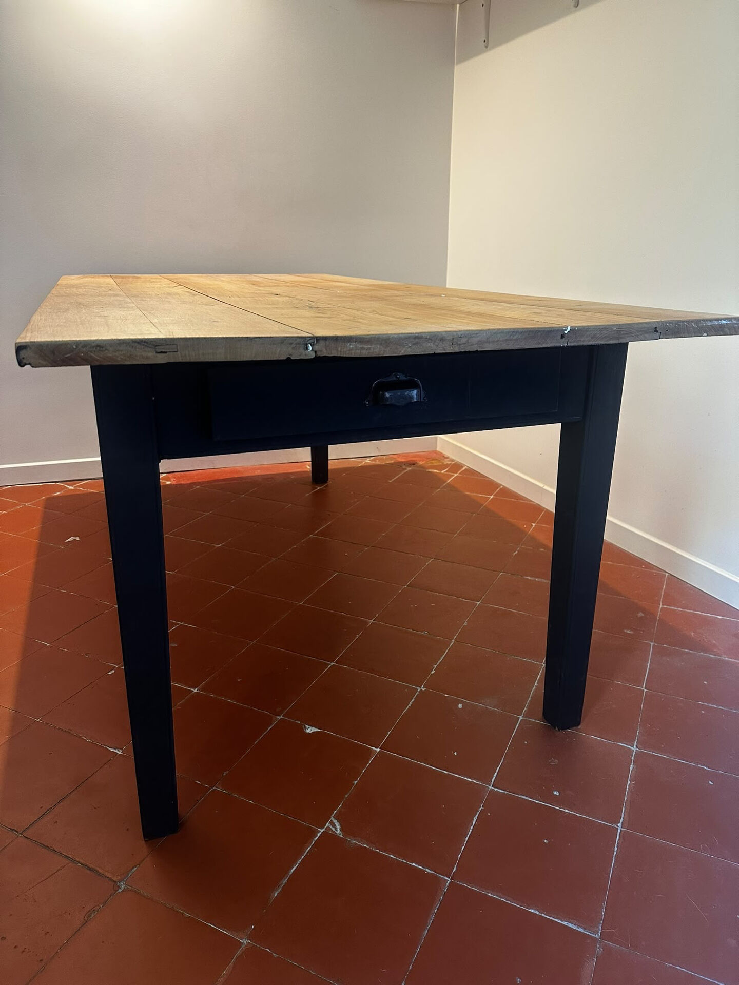 Table de ferme en chêne