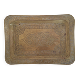 Vintage brass tray