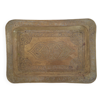 Vintage brass tray