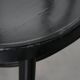 Set of 2 black vintage bistro chairs with an elegant design