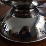 Vintage suspension Concentrica by Harvey Guzzini chrome steel