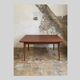Vintage extendable teak dining table