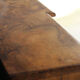 Magnificent Victorian library in mahogany veneer (19th century)