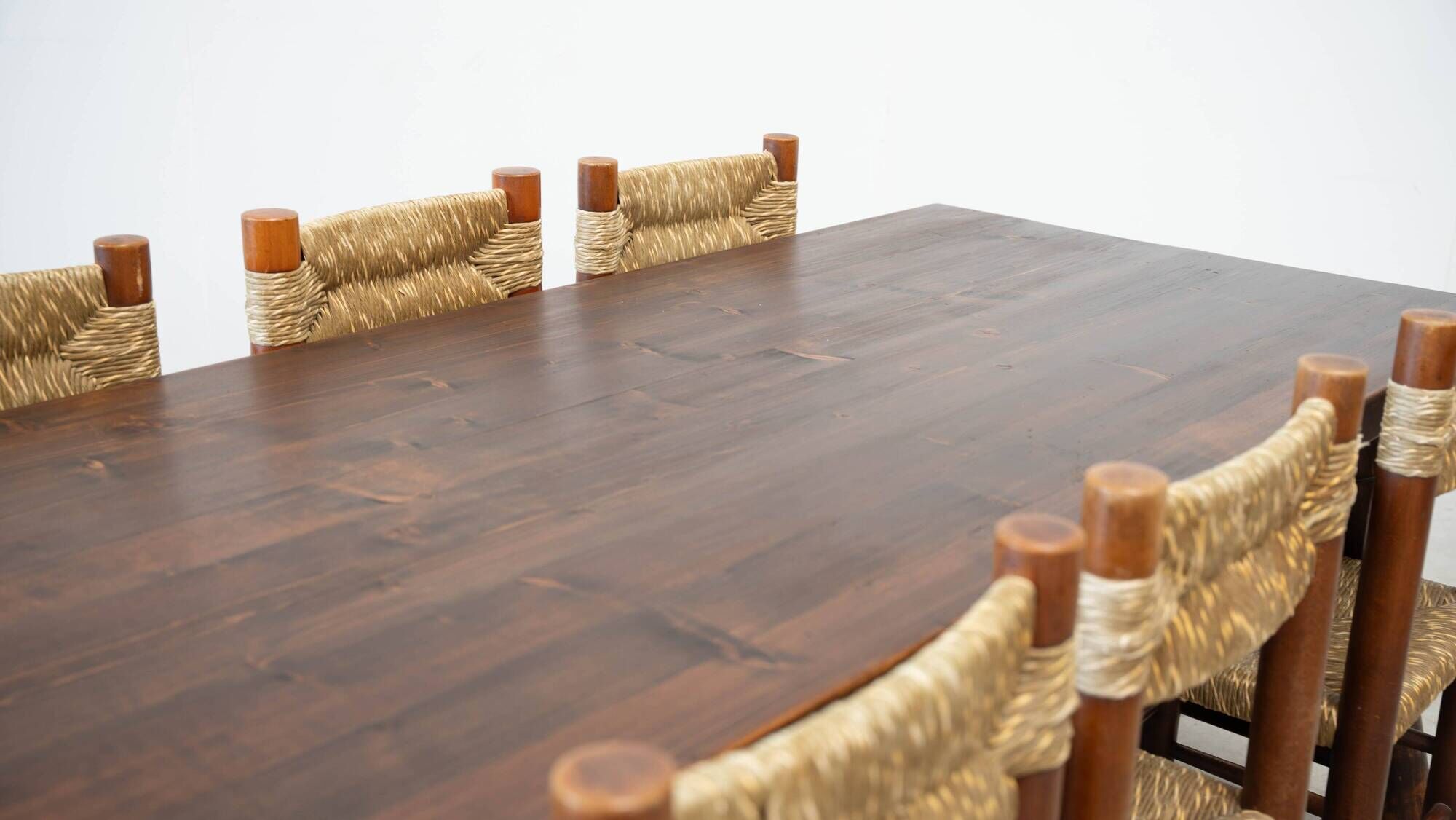 French brutalist dining table inspired by Georges Robert