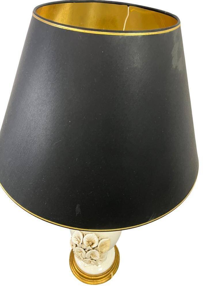 Vintage tall ceramic table lamp / floor lamp Ceramica Bondia