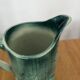 Art Nouveau barbotine pitcher "Swallow"