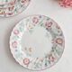 Set of 5 flat plates Churchill, Briar Rose