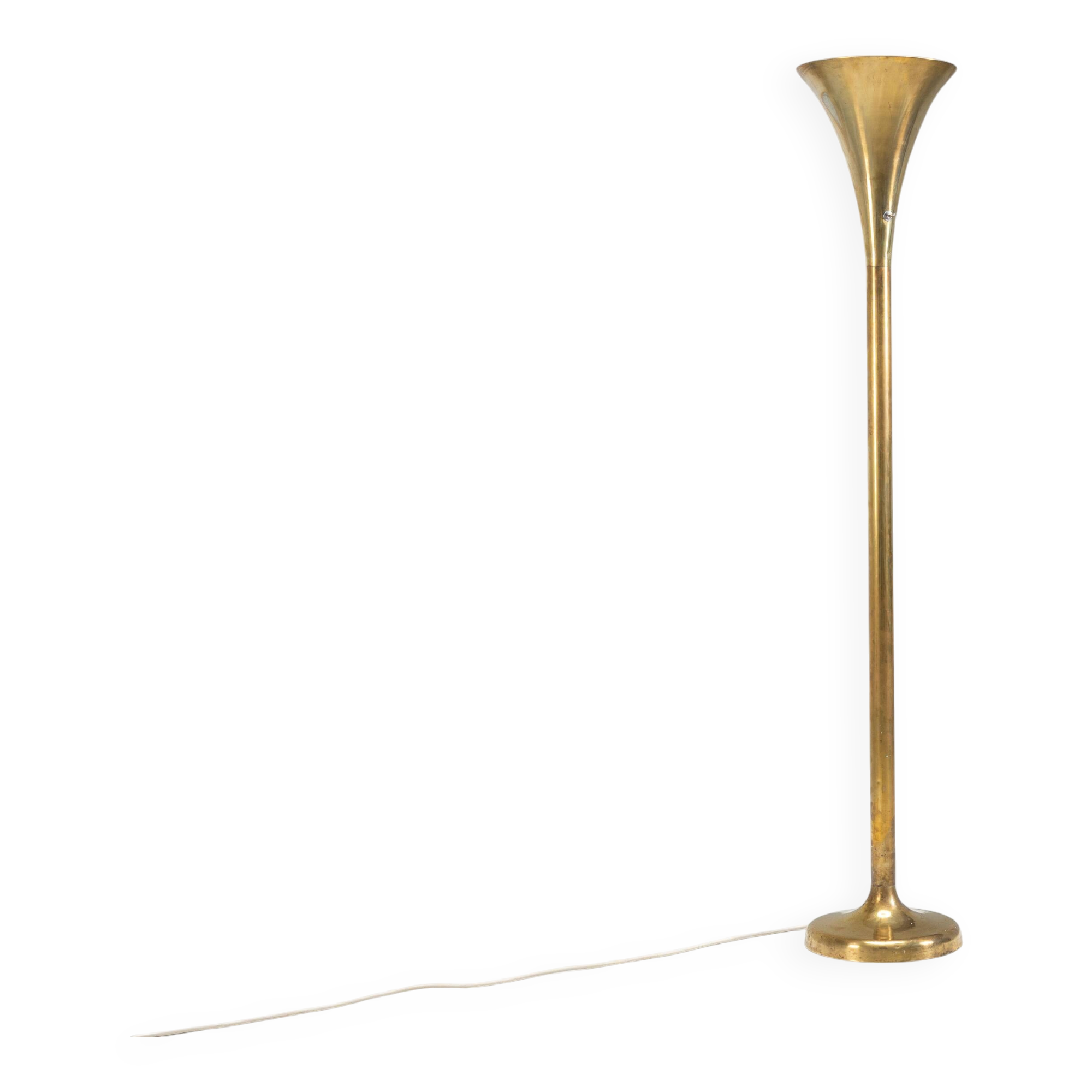Brass ''Luminator'' floor lamp by Marcello Piacentini