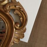Miroir en bois doré - 38x60cm