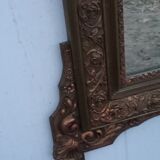 Golden mirror  65x100cm
