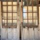 Wooden doors for an old shop front + frame
