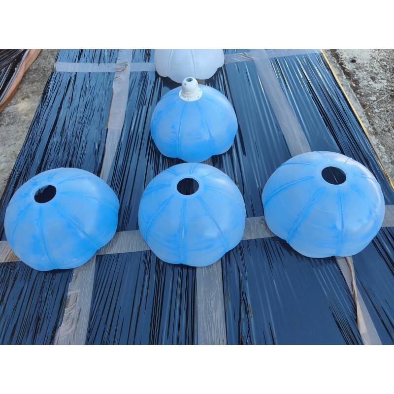 Vintage blue opaline glass pendant light