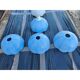 Vintage blue opaline glass pendant light