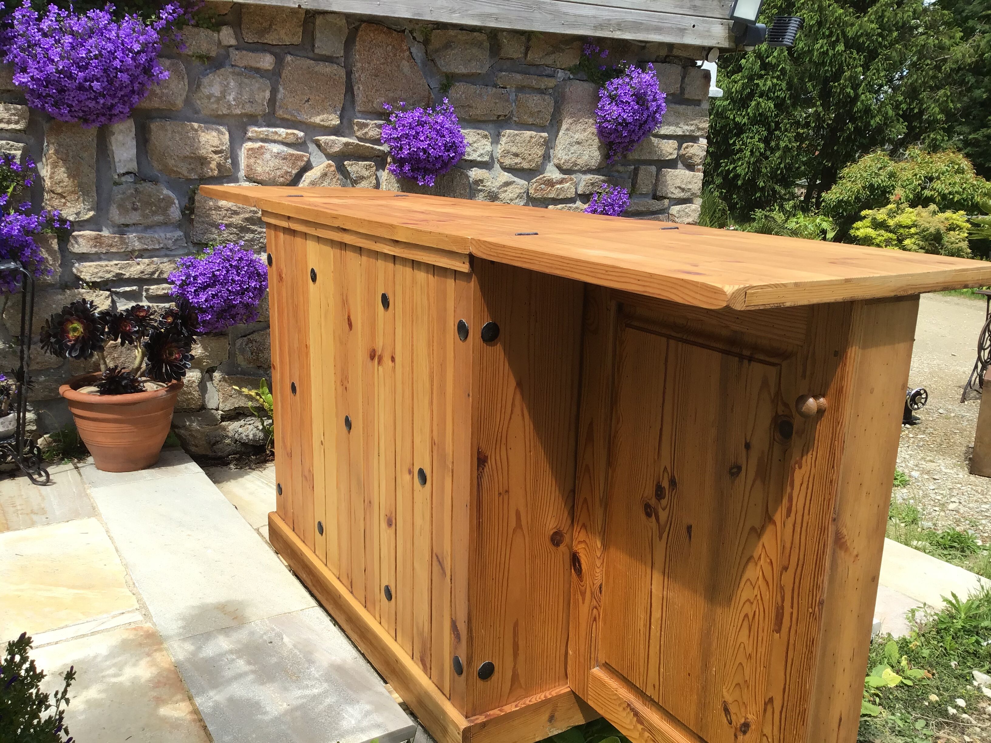 Folding bar furniture
