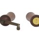 Teak salt shaker and pepper mill, Laurids Lonborg, Denmark, 1960s.