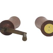 Teak salt shaker and pepper mill, Laurids Lonborg, Denmark, 1960s.