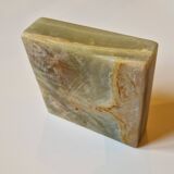 Green onyx ashtray catchall, Italian vintage 1960s