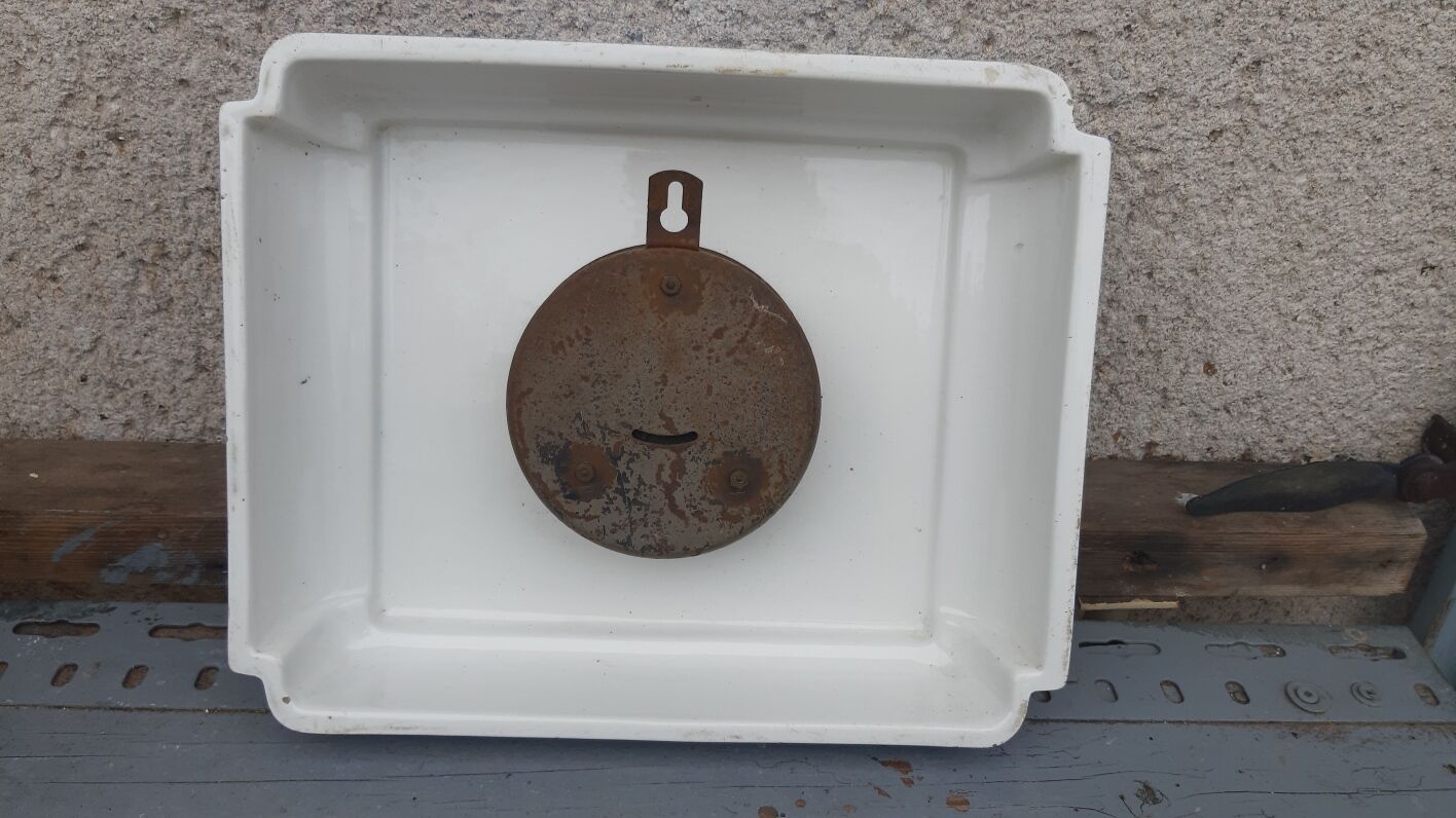 Vintage ceramic wall clock