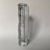 Frosted glass vase from the 1970s