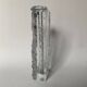 Frosted glass vase from the 1970s