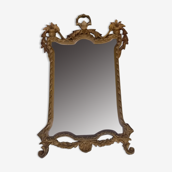 Miroir baroque résine année 70