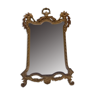 Miroir baroque résine année 70