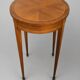 Oval guéridon Louis XVI — Sun marquetry — 19th century