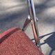 Souvignet 1970 stainless steel folding chair